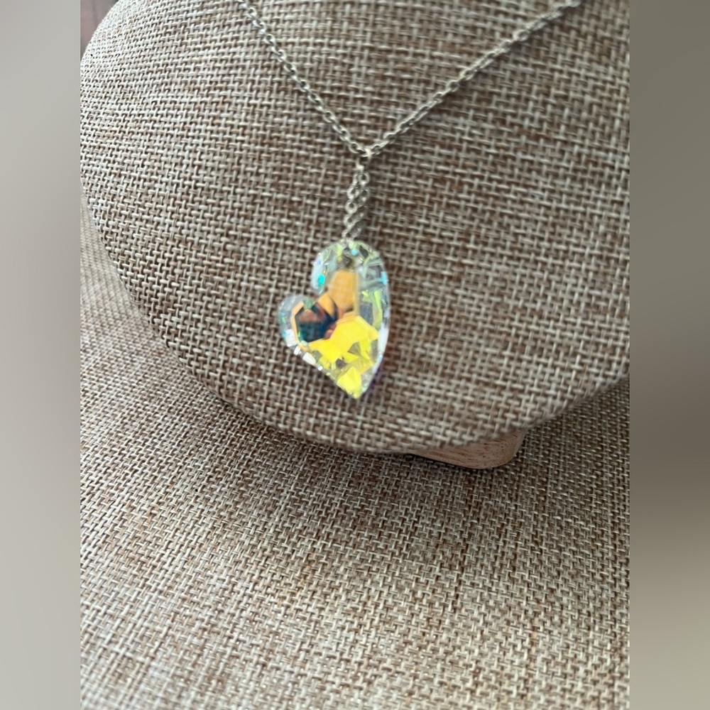 Silver Heart Pendant Necklace - Picture 4 of 8